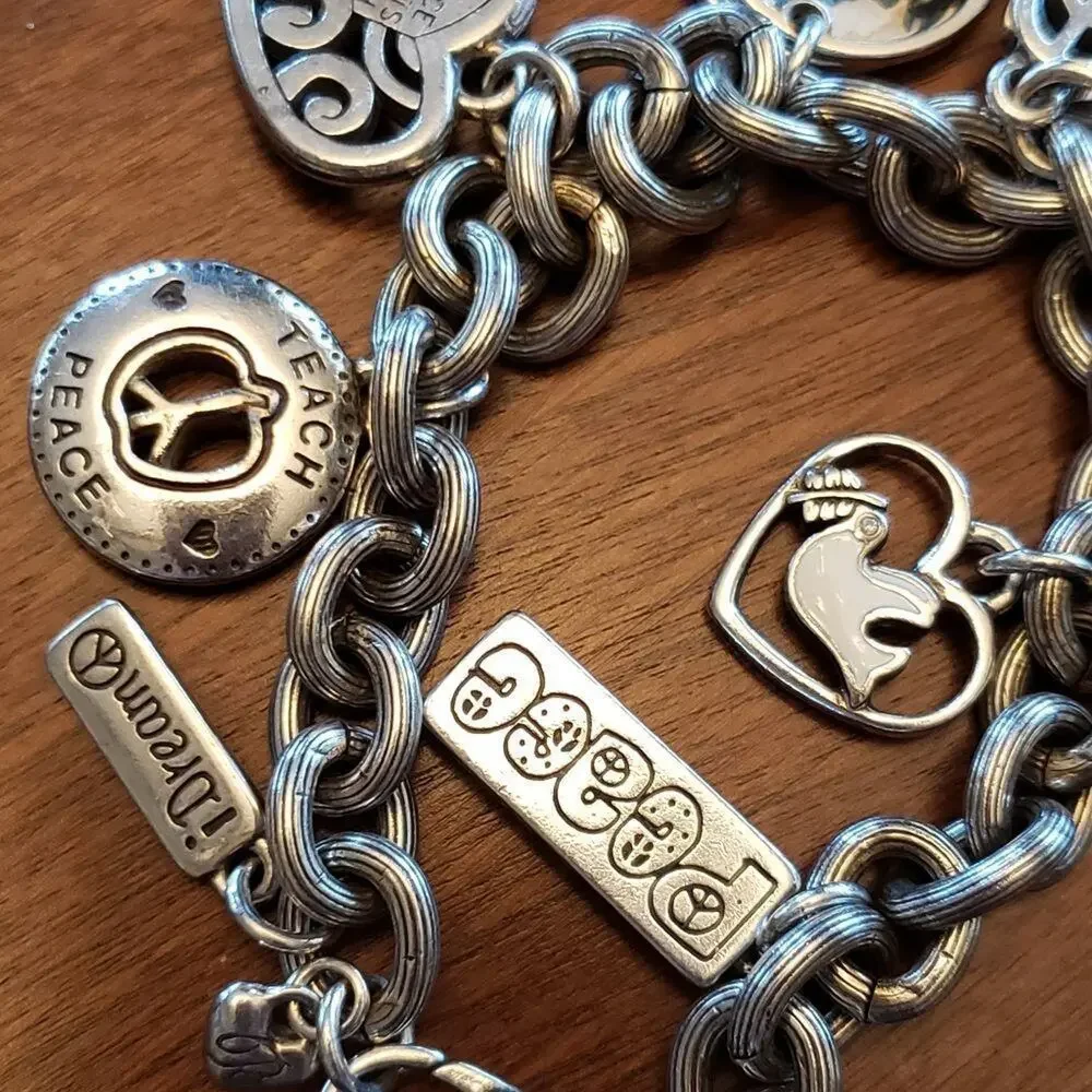 BRIGHTON dream peace 2007 charm bracelet - Picture 4 of 9